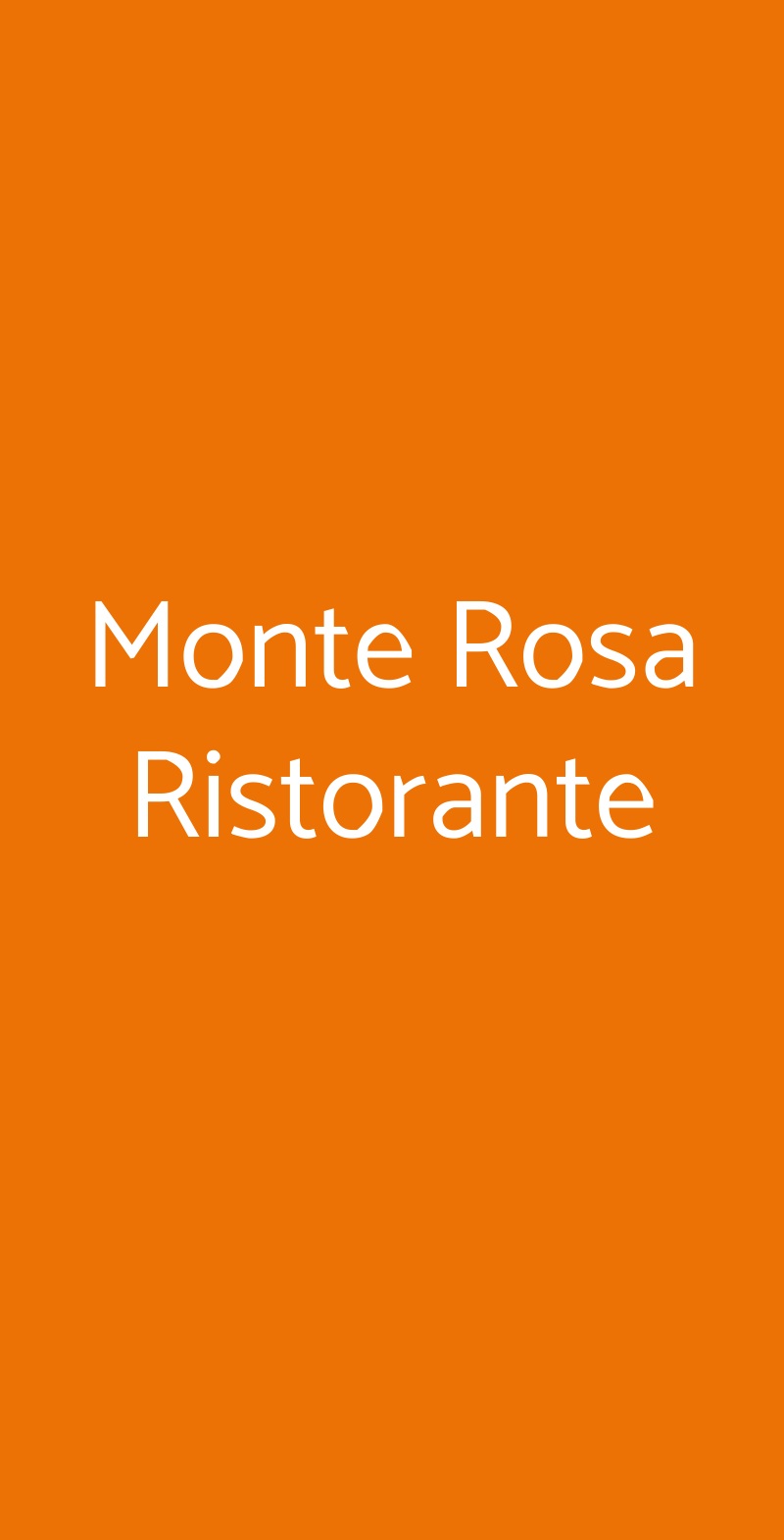 Monte Rosa Ristorante Chiavari menù 1 pagina