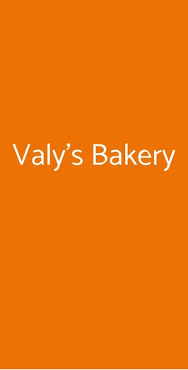 Valy's Bakery, Genova