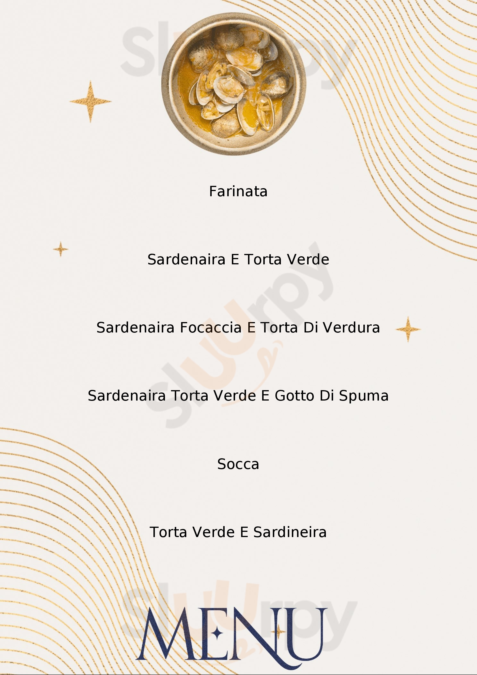 La Tavernetta Sanremo menù 1 pagina