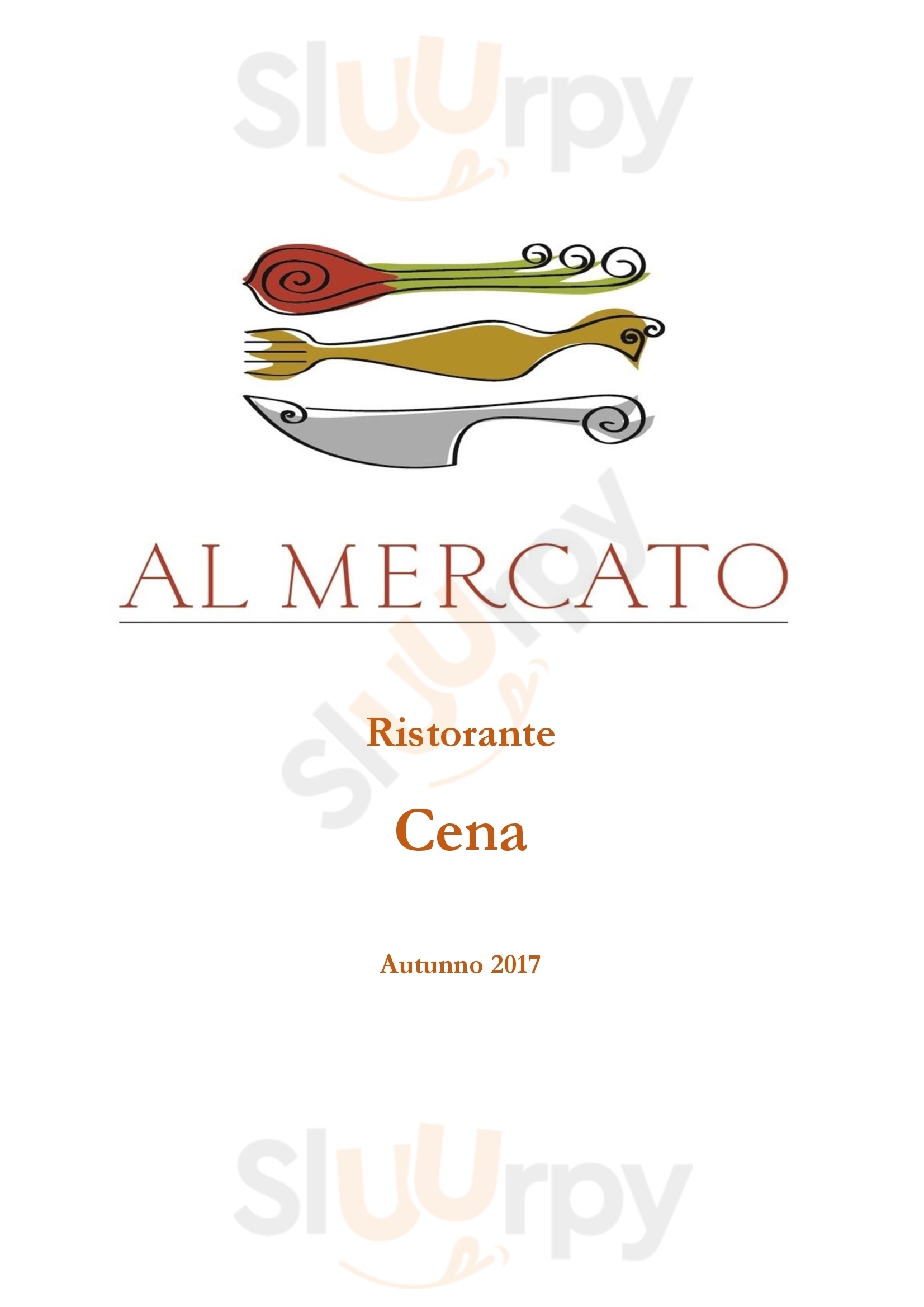 Al Mercato  Milano menù 1 pagina