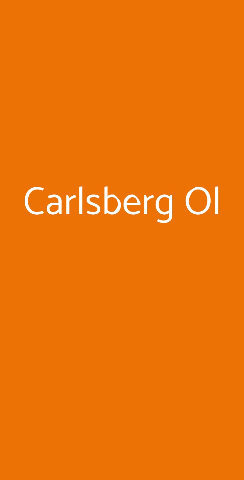 Carlsberg Ol Milano menù 1 pagina