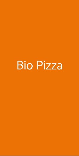 Bio Pizza, Milano