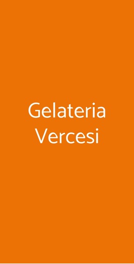 Gelateria Vercesi, Genova