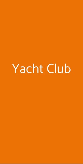 Yacht Club, Sestri Levante