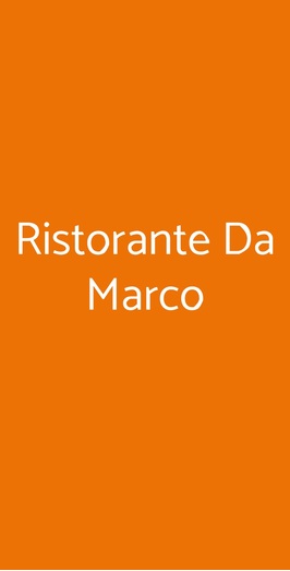 Ristorante Da Marco, Rapallo