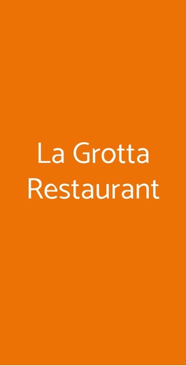 La Grotta Restaurant, Moneglia