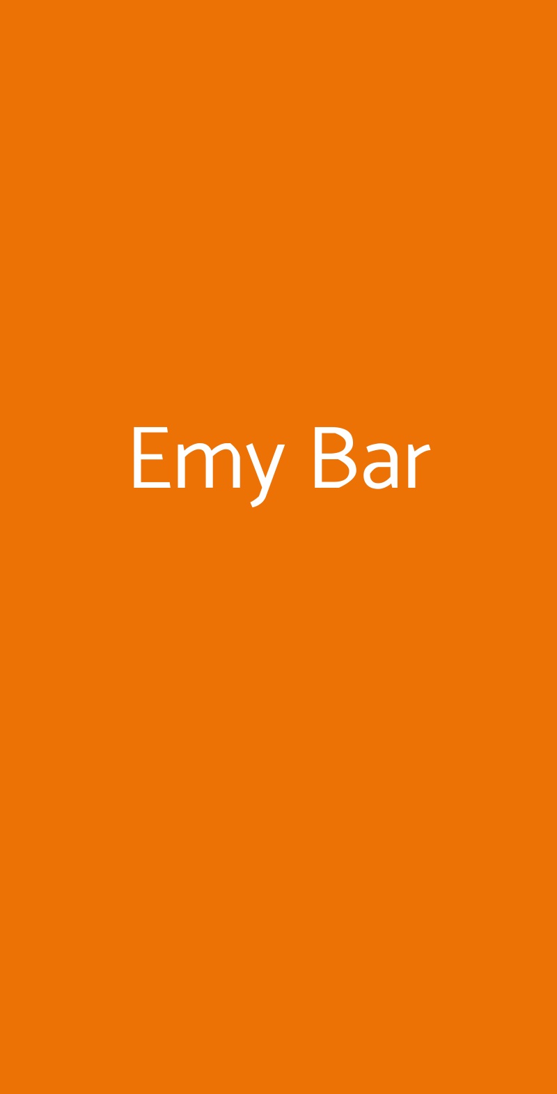 Emy Bar San Lorenzo al Mare menù 1 pagina