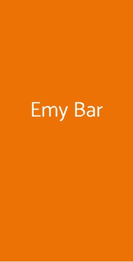 Emy Bar, San Lorenzo al Mare