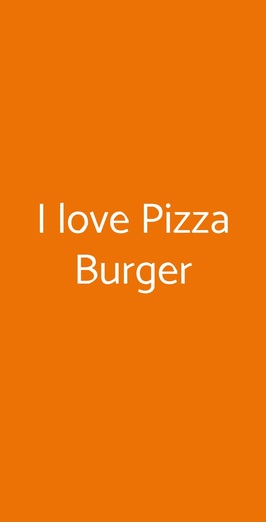 I Love Pizza Burger, Sanremo