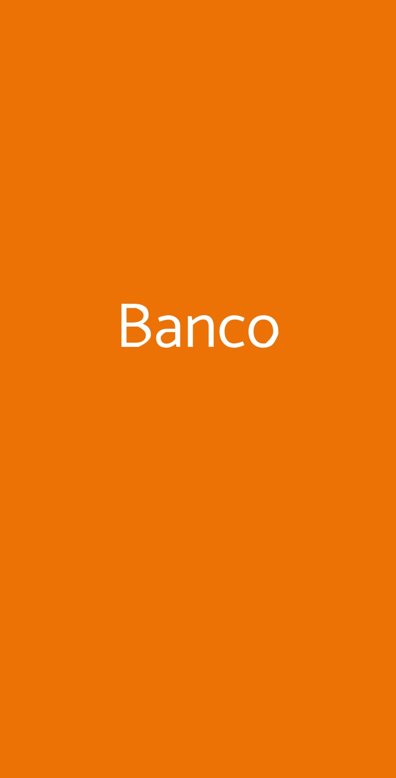 Banco Milano menù 1 pagina