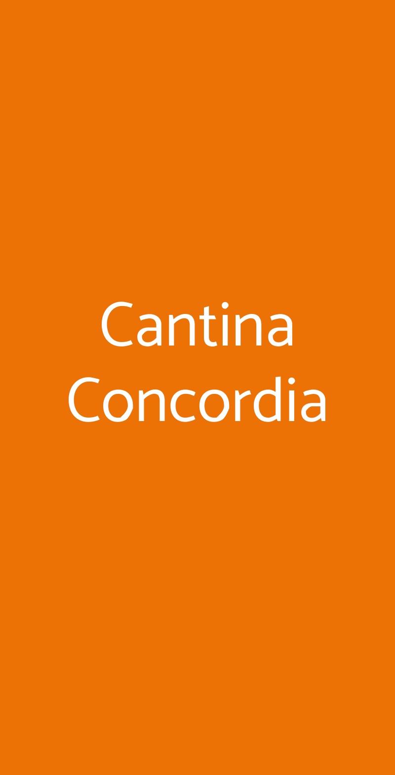 Cantina Concordia Milano menù 1 pagina