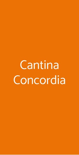 Cantina Concordia, Milano
