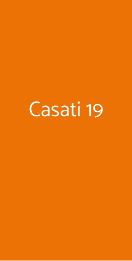 Casati 19, Milano
