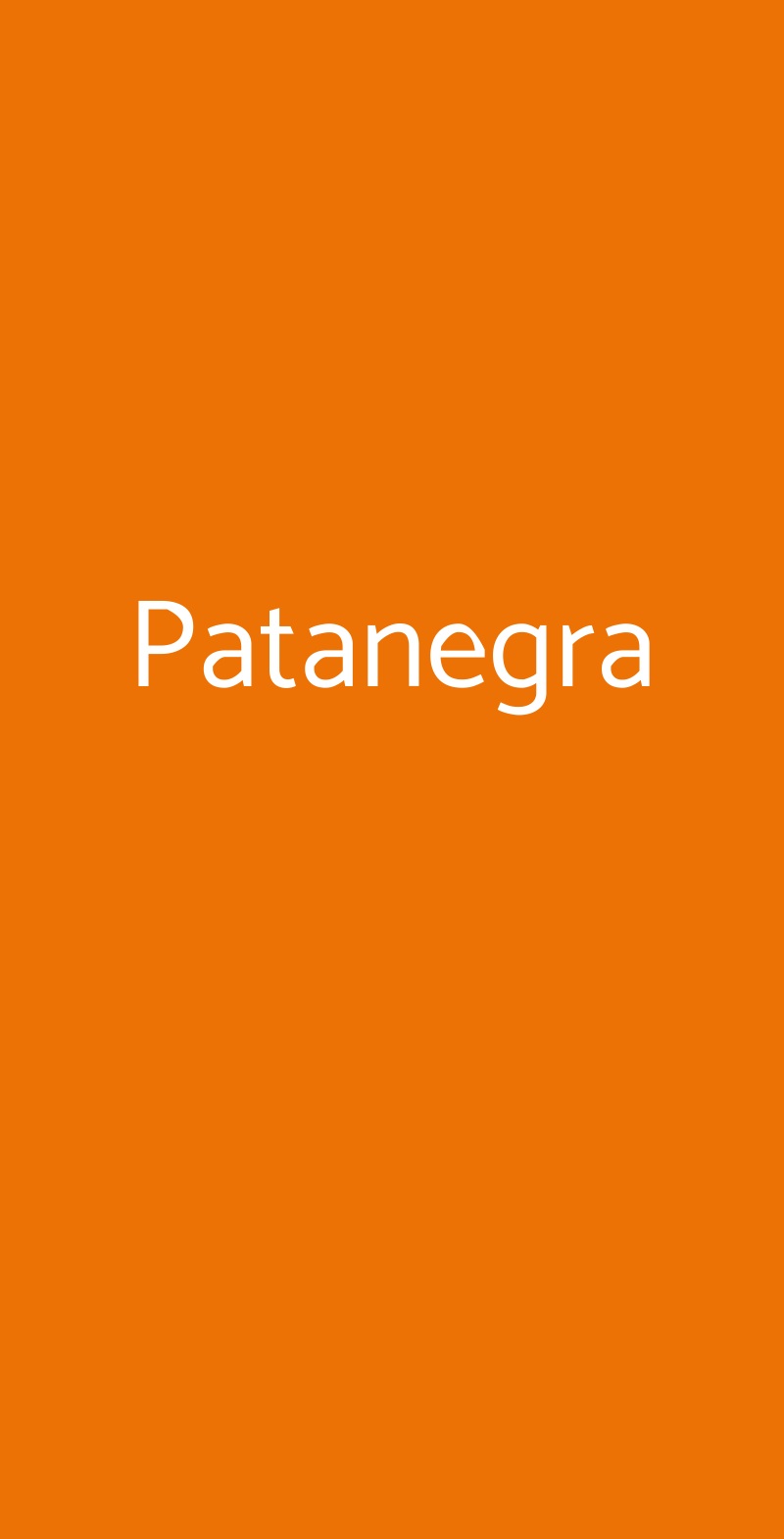 Patanegra Albisola superiore menù 1 pagina