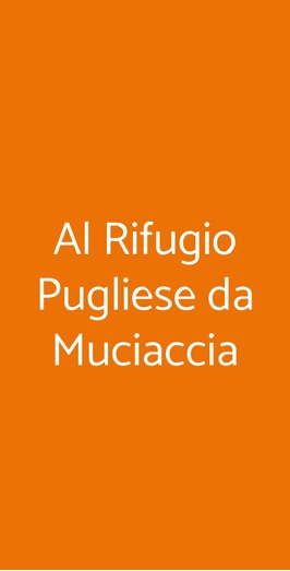 Al Rifugio Pugliese Da Muciaccia, Milano
