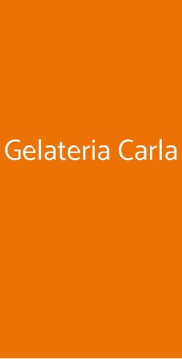 Gelateria Carla, Genova