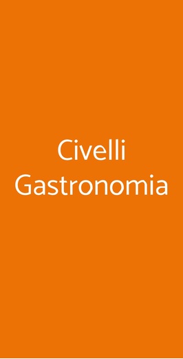 Civelli Gastronomia, Milano