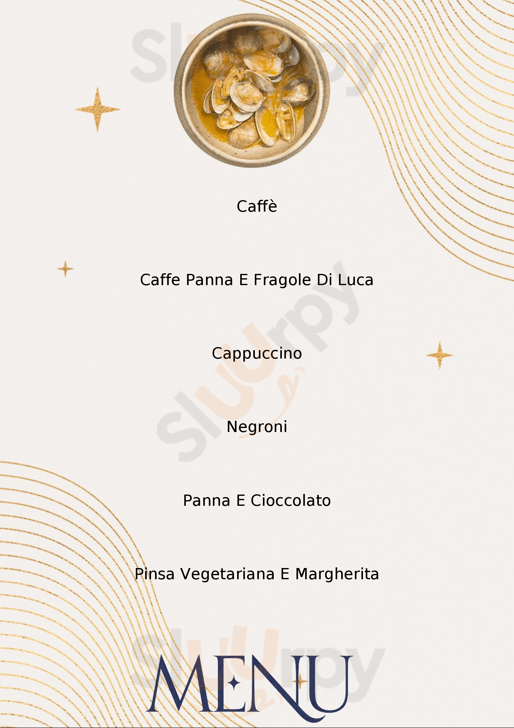 M Cafe Bar & Restaurant Genova menù 1 pagina