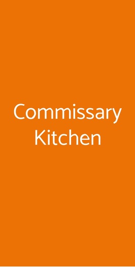 Commissary Kitchen, Milano