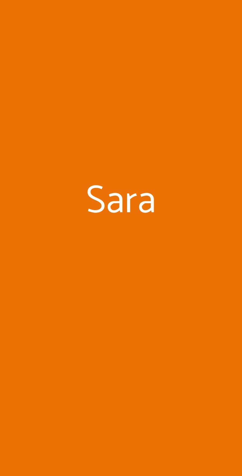 Sara Savona menù 1 pagina