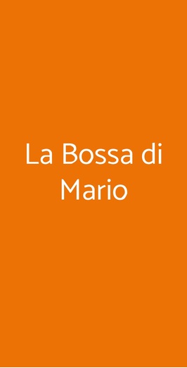 La Bossa Di Mario, Camogli