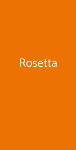 Rosetta, Genova