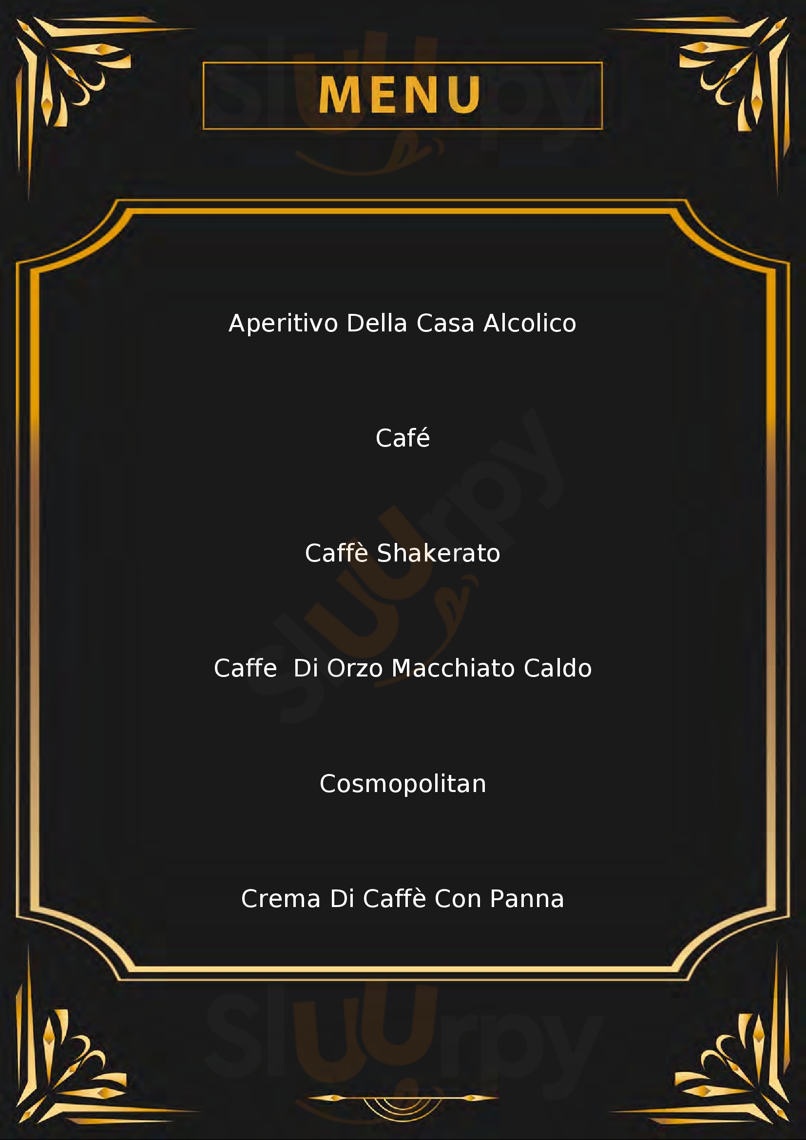 Caffe Riolfo Pietra Ligure menù 1 pagina