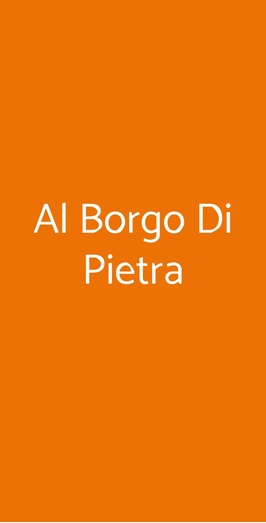Al Borgo Di Pietra, Pietra Ligure