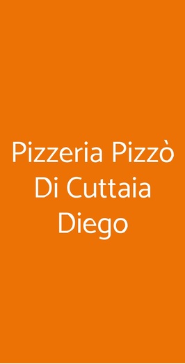 Pizzeria Pizzò Di Cuttaia Diego, La Spezia
