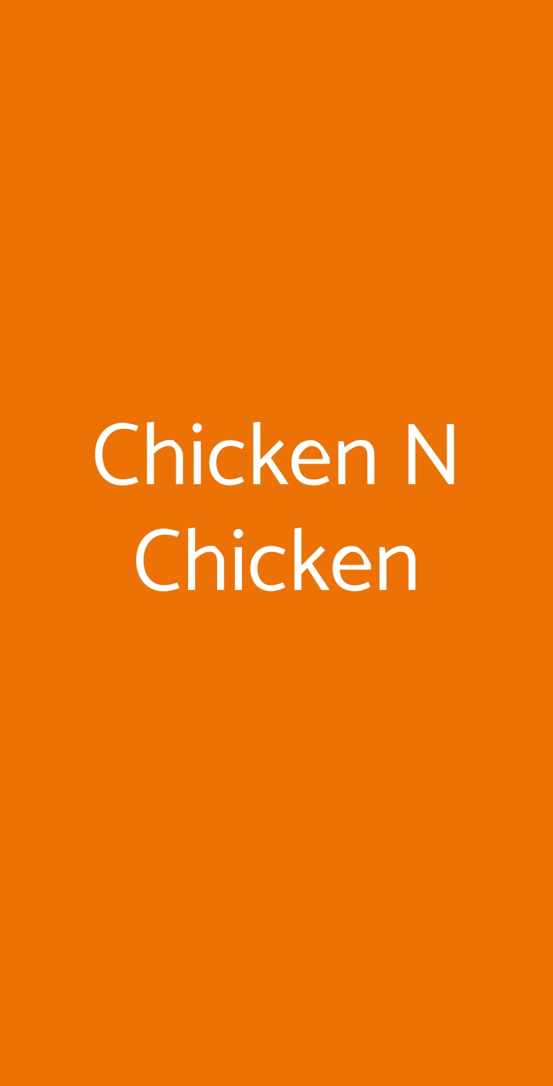 Chicken N Chicken Sanremo menù 1 pagina