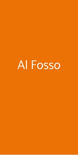 Al Fosso, Milano