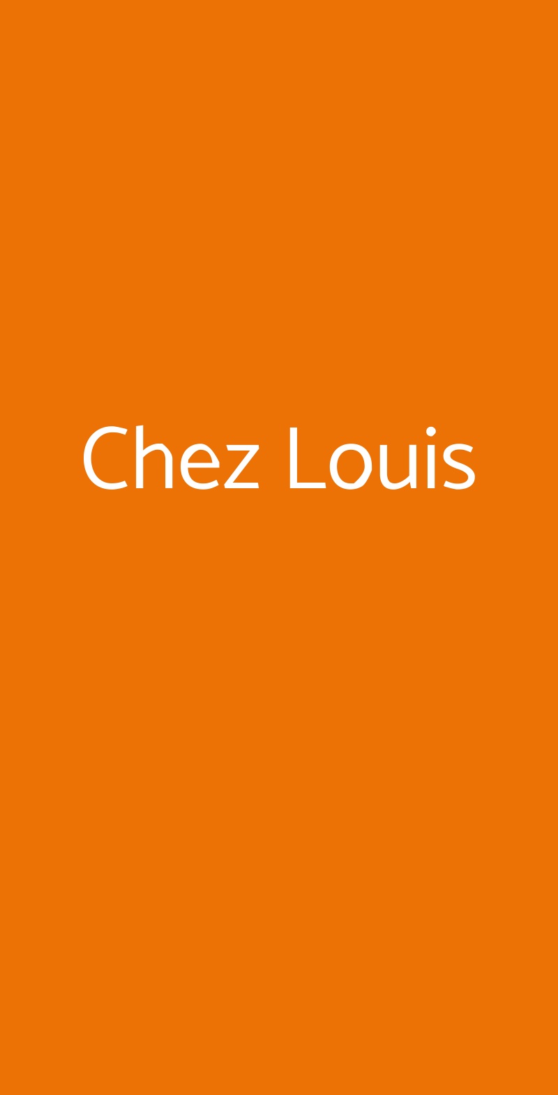 Chez Louis, Bordighera