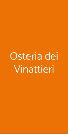 Osteria Dei Vinattieri, San Donato Milanese
