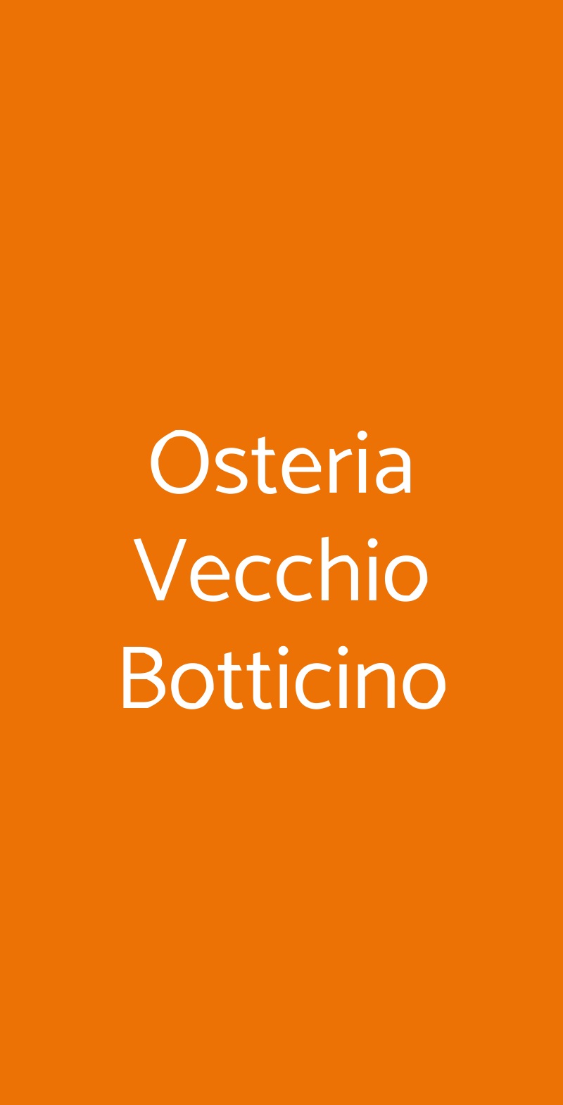 Osteria Vecchio Botticino Brescia menù 1 pagina