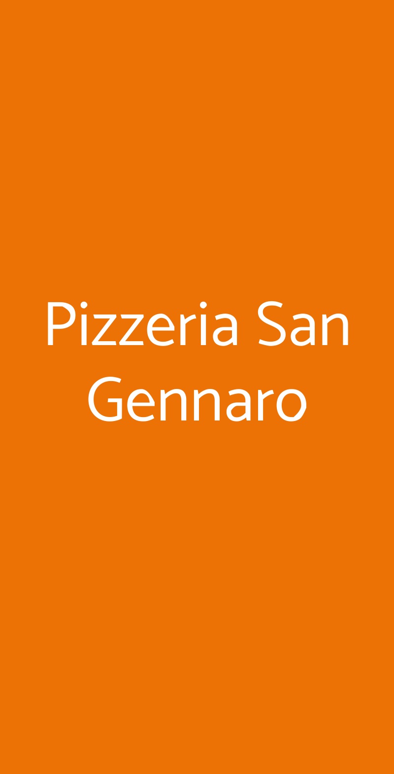 Pizzeria San Gennaro Malgrate menù 1 pagina
