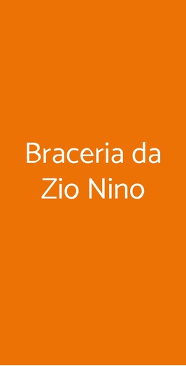 Braceria Da Zio Nino