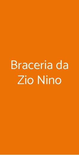 Braceria Da Zio Nino, Milano