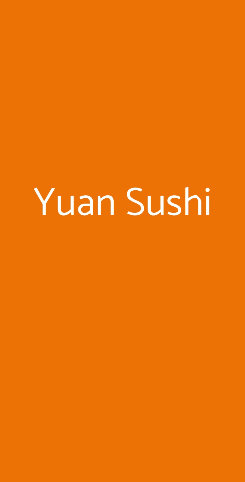 Yuan Sushi Legnano menù 1 pagina