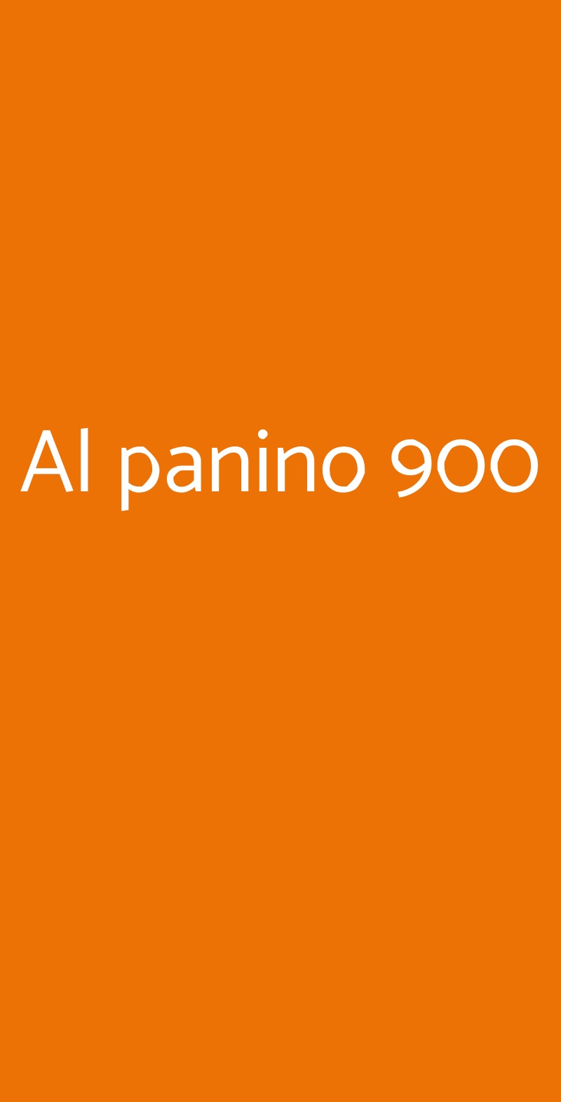 Al Panino 900, Milano