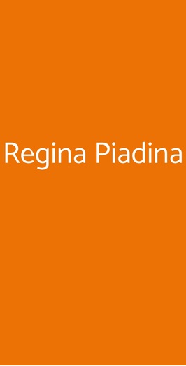 Regina Piadina, Milano
