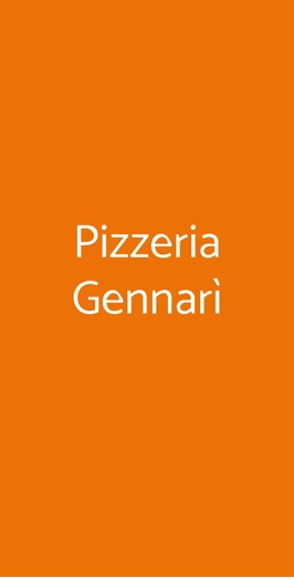 Pizzeria Gennarì, Milano