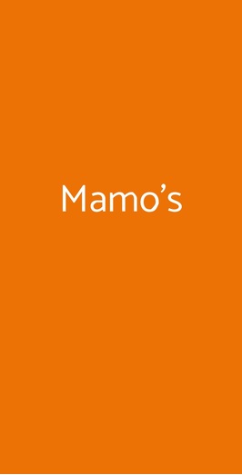Mamo's, Monza