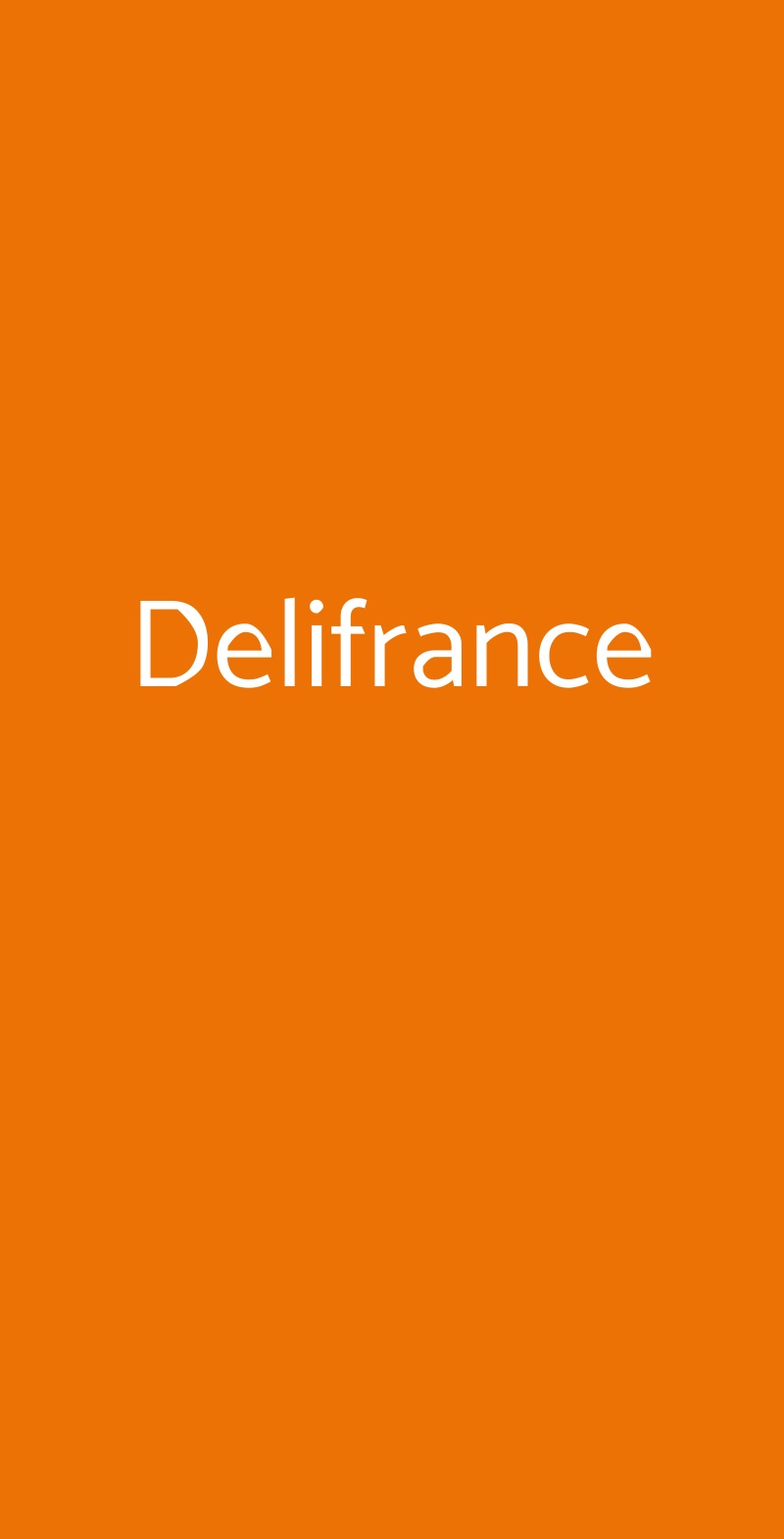 Delifrance Milano menù 1 pagina