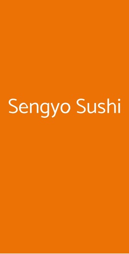 Sengyo Sushi, Milano