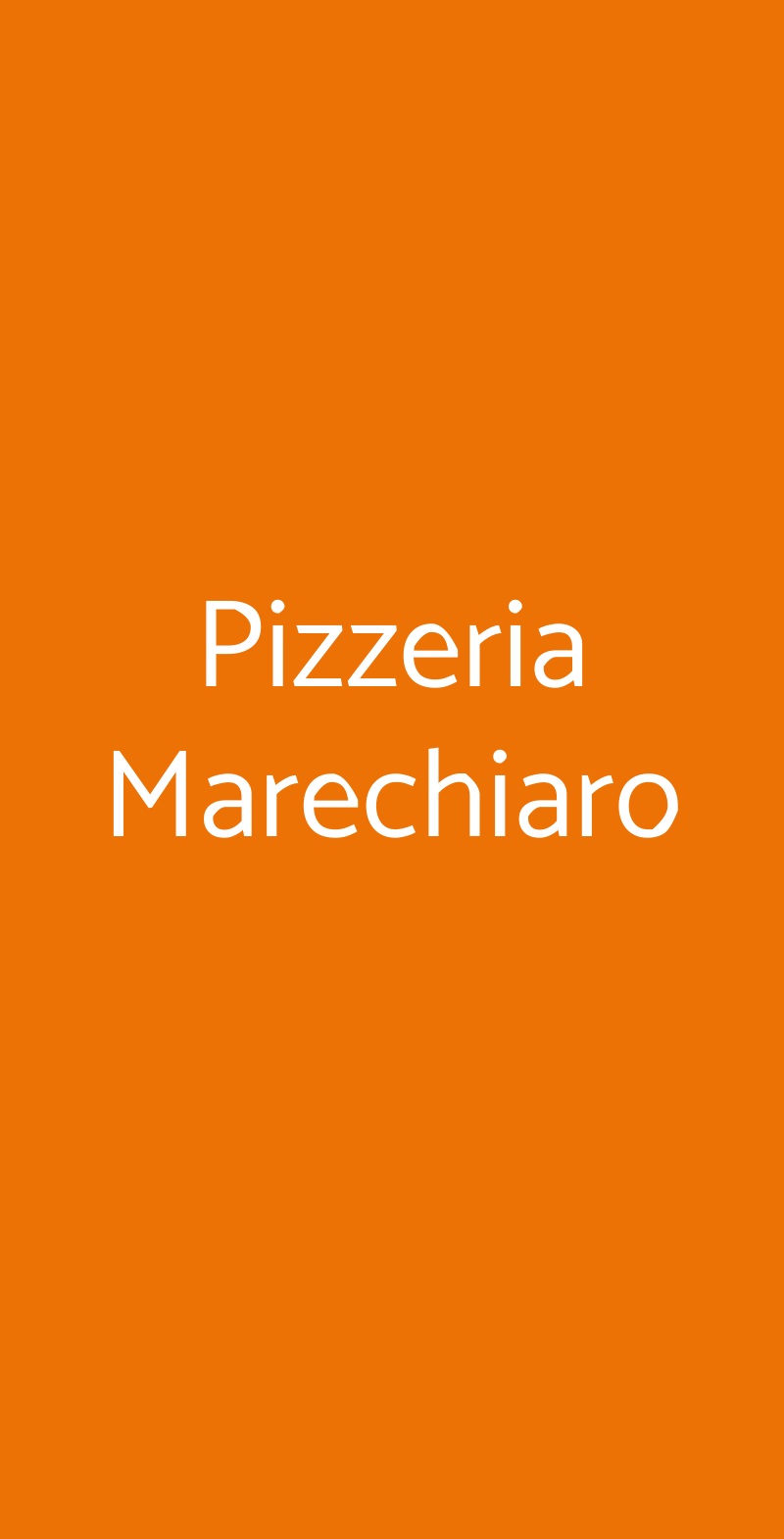 Pizzeria Marechiaro Cornaredo menù 1 pagina