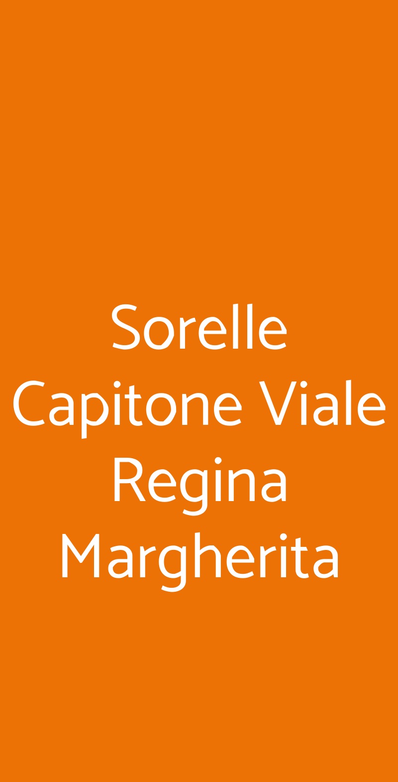 Sorelle Capitone Viale Regina Margherita Milano menù 1 pagina