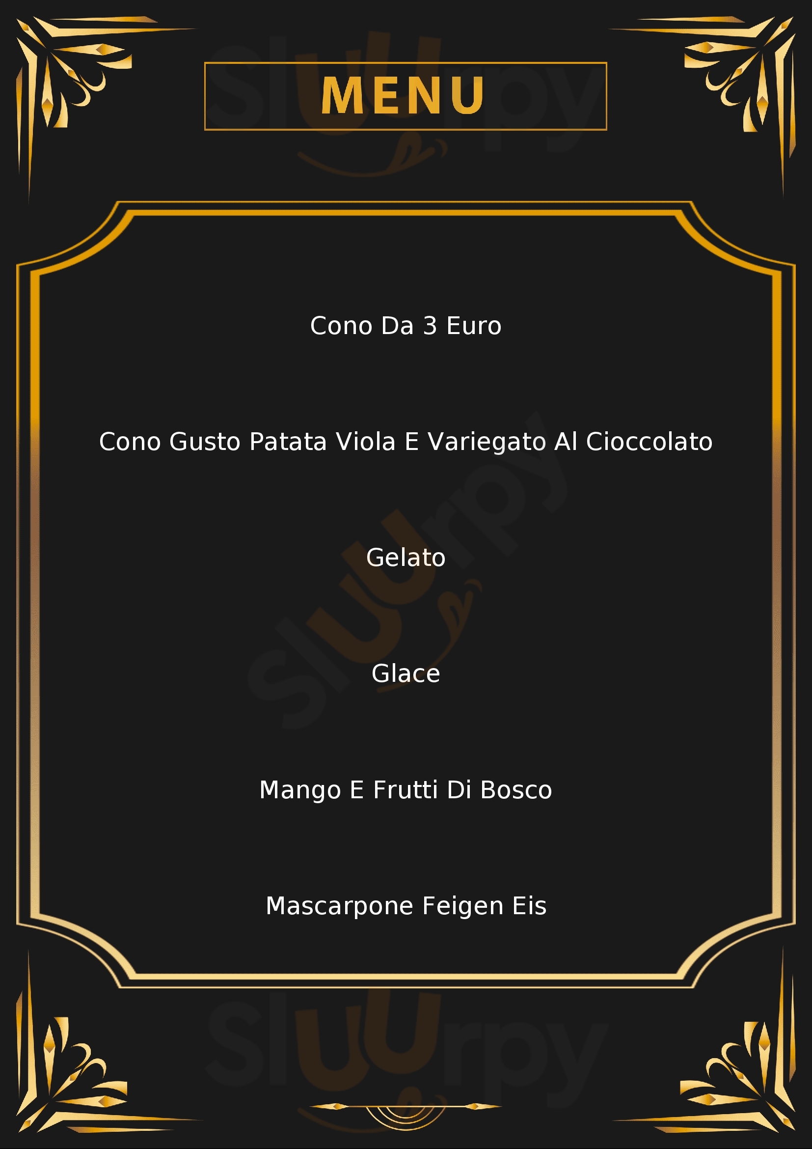 Gelateria Mirkoz Sirmione menù 1 pagina