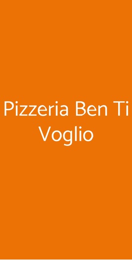 Pizzeria Ben Ti Voglio, Milano