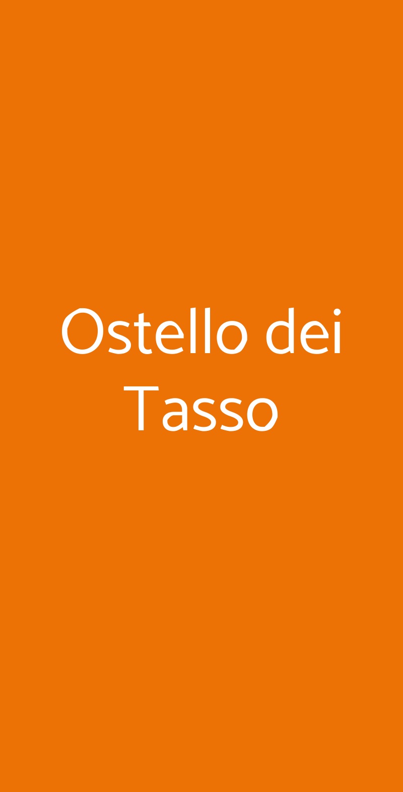 Ostello Dei Tasso, Camerata Cornello