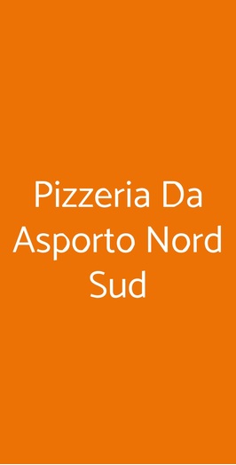 Pizzeria Da Asporto Nord Sud, Pedrengo